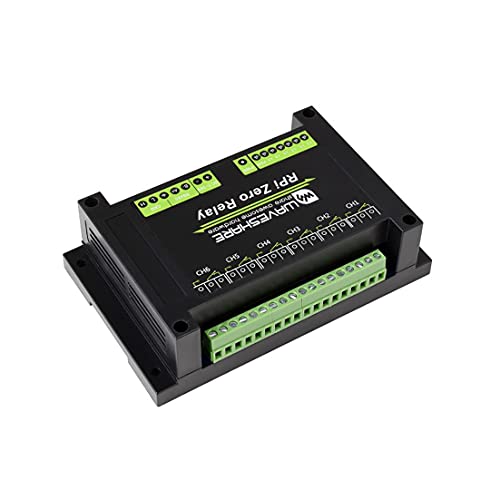Industrial 6-Channel Relay Module for Raspberry Pi Zero WH,with ABS Protection Case, RS485CAN Bus, Power Supply Isolation & Photocoupler Isolation
