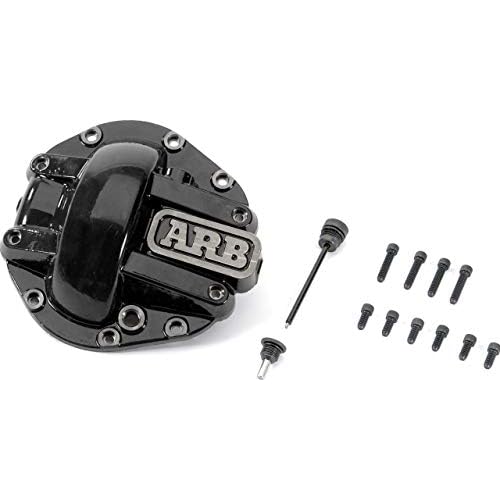 ARB 750012B Rear Differential Dana Cover Black for Wrangler JL Rubicon and JT Gladiator M220, Also SportSahara with LSD or Manual