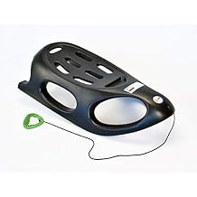 KHW 28004 Crazy Bob Black, Stainless Steel Runners, 90 cm Long, High Quality, Stable, and Lightweight
