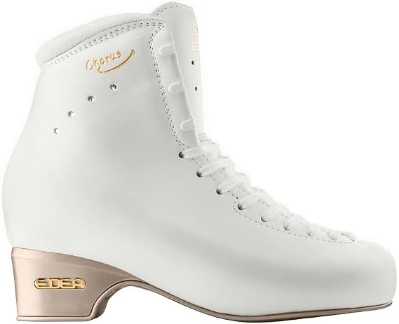 Edea Figure Skates Chorus (Ivory,Width D, Size 245), 245D