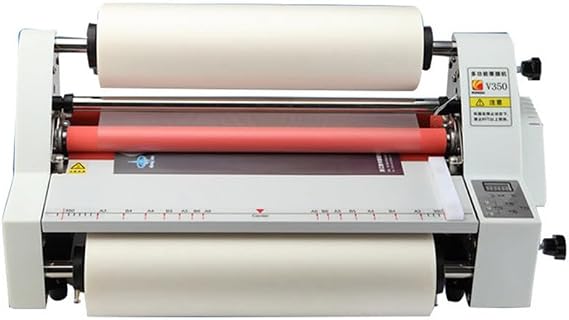 A3 Small Laminating Machine Hot Cold Roll Laminator with 100 Meters Pre-Coating Film for School Office Commercial Use