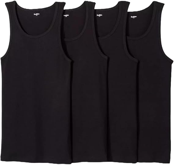 Goodfellow & Co Men's 4pk Ribbed Tank Top -