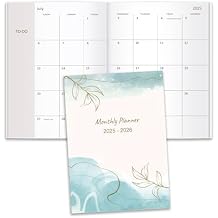 2026 Monthly Planner - Month Calendar from January 2026 - December 2026, Monthly Planner 2026 Easy to Organize Your Daily Life, 7" x 10", Teal