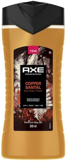AXE Premium Collection Duş Jeli Copper Santral 3 in 1 Vücut Saç Yüz 300 ml