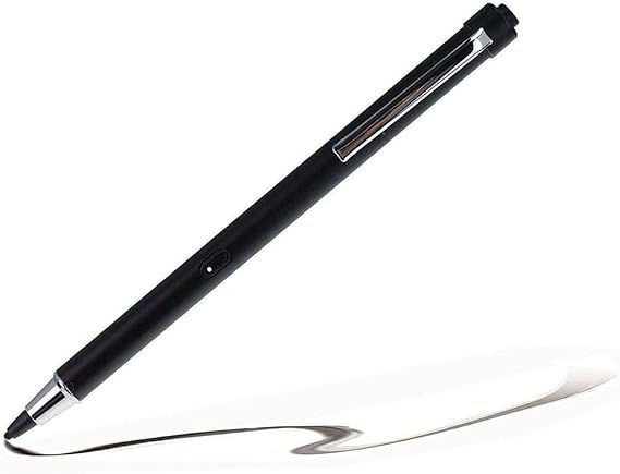 Black Fine Point Digital Active Stylus Pen - Compatible With Bigme B7 7-Inch Color ePaper Tablet