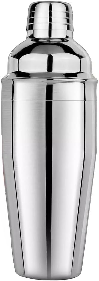 Cocktail Shaker 750ML Martini Shaker drink Shaker Built-in Strainer18/8 Stainless Cocktail Shaker,24 oz Martini Shaker,Drink Shaker Built-in Strainer,Professional Stainless Steel Margarita Mixer