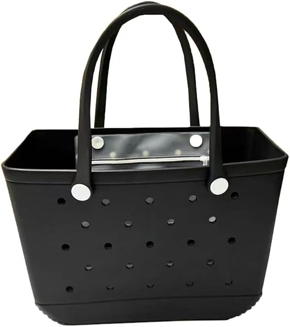 Oversized Beach Tote Bag, Extra Large Rubber Waterproof Sandproof Bag, Washable Durable Travel Tote for Pool