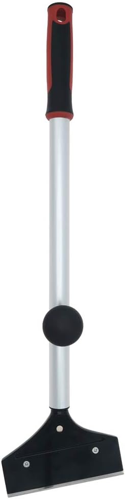 Chef-Master 90220 Handle Deluxe Griddle Scraper, Large, Black