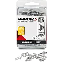 Arrow Fastener RMA3/16IP Medium Aluminum 3/16-Inch Rivets, 50-Pack