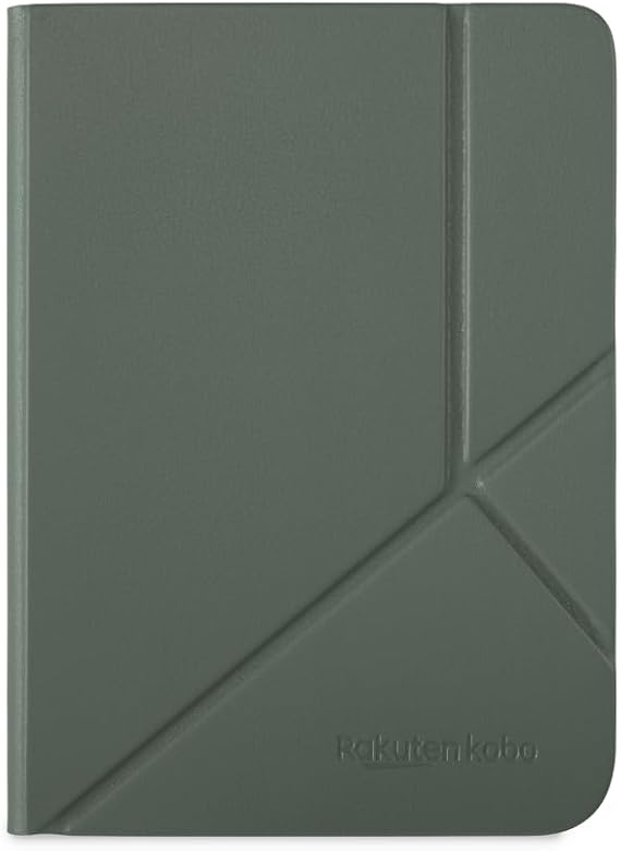 Kobo Clara Colour/BW SleepCover Case | Misty Green | Sleep/Wake Technology | Built-in 2-Way Stand | Vegan Leather | Compatible with 6 Kobo Clara Colour/BW eReader