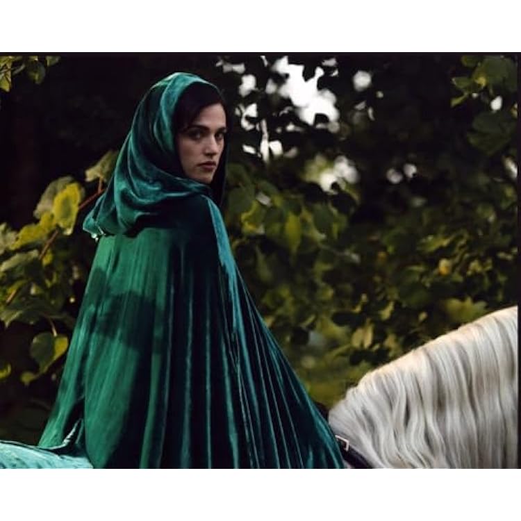Posterazzi Katie Mcgrath In Green Cape On Horseback In Merlin Photo Print 8 x 10 - Item # MVM53125