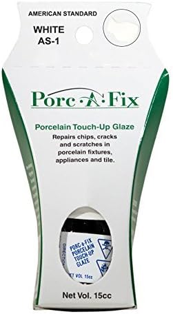 Porc-a-fix Touch-up Repair Glaze Paint to Match American Standard, White (AS-1)