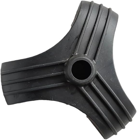 Replacement Crutch Pads, Triangular Crutch Tips, All Terrain Non Slip, 3 Pack