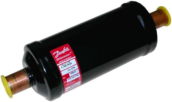 Danfoss 023Z0034 7/8in Liquid Line Refrigerant AC Filter Drier hvac refrigeration ODF 15.3-23tons Unidirectional 9-11/16in Long 3-1/8in Wide DCL 307S