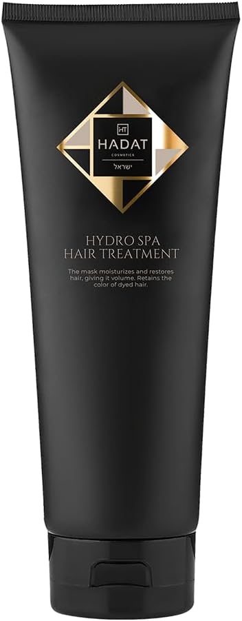 Hydro Spa Hair Treatment - professional moisturising hair mask for dry and damaged hair HADAT Cosmetics 250 ml. Salon treatment for coloured hair. Maintains colour intensity