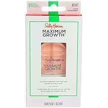 Sally Hansen Maximum Growth Treatment Clear 0.45 Ounce (13.3ml) (Pack of 2)