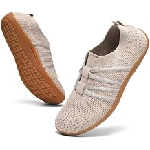 Women's Minimalist Barefoot Walking Shoes Wide Toe Box Flats Lightweight Casual Gym Athletic Sneakers