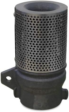 Aluminum 2" NPSH Barrel Suction Strainer with Foot Valve