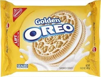 Nabisco, Oreo, Golden Sandwich Cookies, 14.3Oz Bag