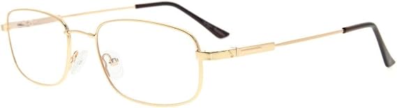 Eyekepper Mens Womens Reading Glasses Bendable Titanium Memory Readers