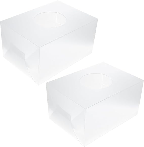 Lottery Box Ensuring Justice and Equity in Raffle Draws Large-capacity 2pcs with Visible Design Decorative Pp Material Container for Annual Meeting