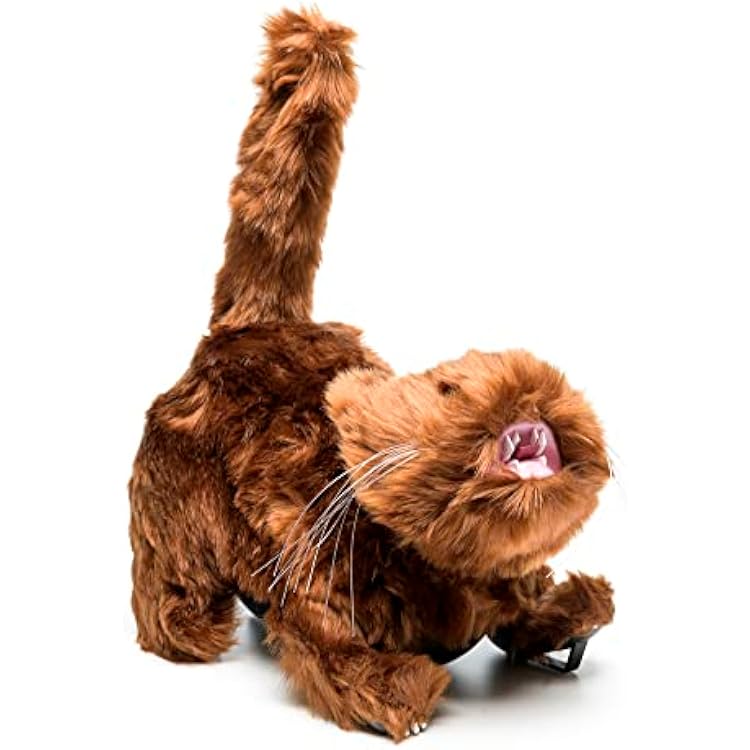 Gull-Cat Bird Deterrent Cat Decoy Device Brown