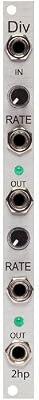 2hp Div Clock 2-Channel DivMult Eurorack Synth Module