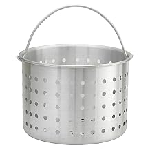 Winco Aluminum Steamer Basket for 32 Quart Stock Pots