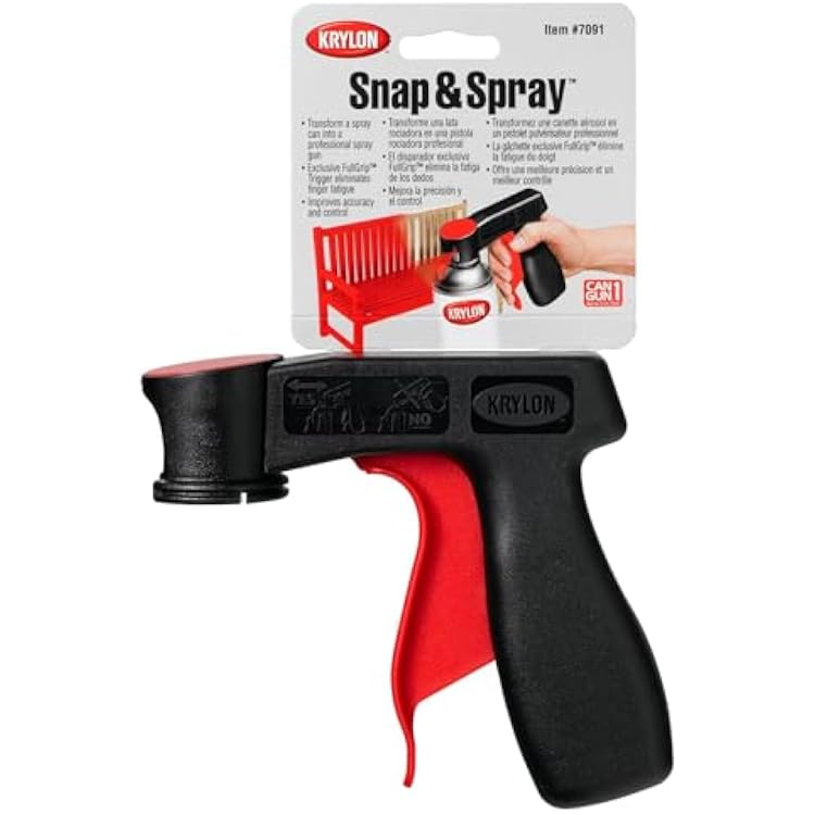 Krylon Snap & Spray Reuseable Spray Paint Gun For Cans