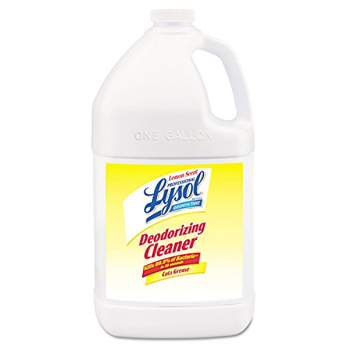 Professional Lysol Deodorizing Cleaner Concentrate, Lemon, 512oz 4X128oz
