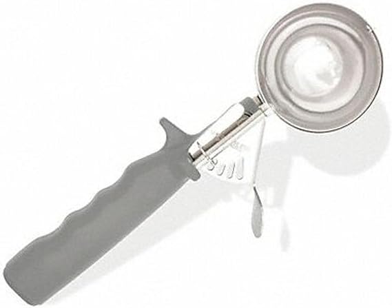 Crestware Ergonomic Deluxe Thumb Disher, Size 8, Gray