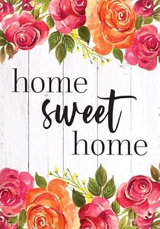 Briarwood Lane Spring Garden Flag 12x18 For Outdoor Farmhouse Home Sweet Home Floral For Spring Garden Flag Flags For Outside