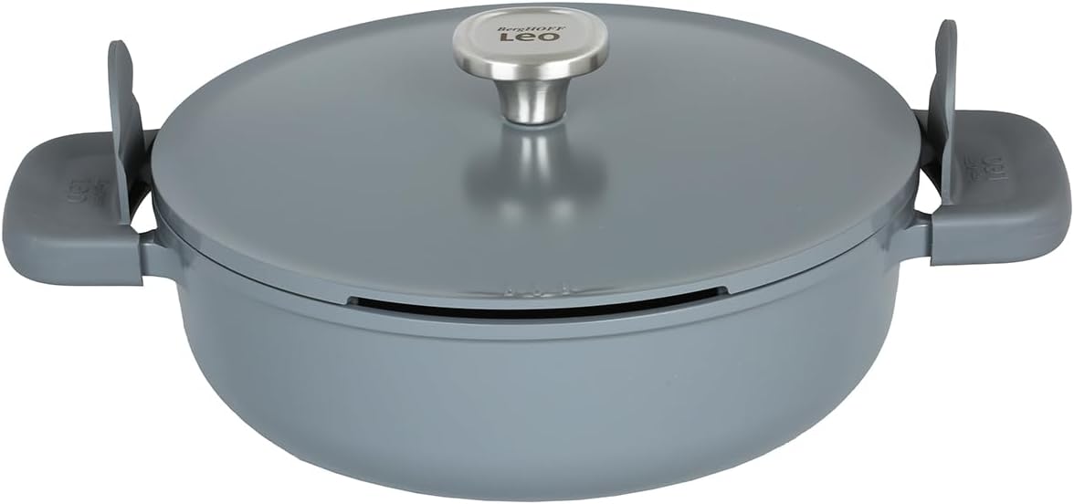 Berghoff LEO PHANTOM NON-STICK SAUTÉ PAN WITH LID 28 CM SMOKED GREY