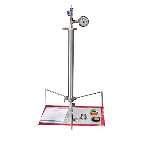 90g Stainless Steel Vacuum Tube Kit Vacuum Chamber with Tripod Used to Extract from Plant Leaves