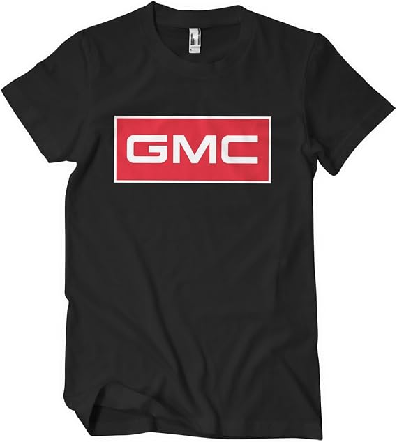 GMC Officially Licensed Logo Mens T-Shirt (Black), Medium