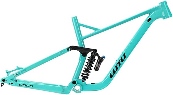 27.5er/29er Full Suspension Mountain Bike Frame Travel 140mm Boost Frame 12x148mm Thru Axle Enduro Frame 16''/18'' Disc Brake DH/AM/XC Downhill Frame with Rear Shocks