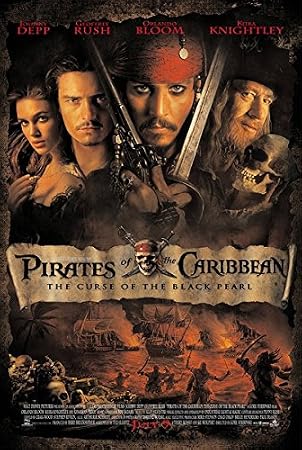 Da Bang Pirates of The Caribbean: The Curse of The Black Pearl (2003) Vintage Movie Poster 24x36inch