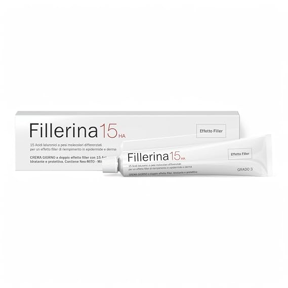 Fillerina 15HA Face Day Cream Immediate Anti-Wrinkle Filler Effect Grade 3 50ml