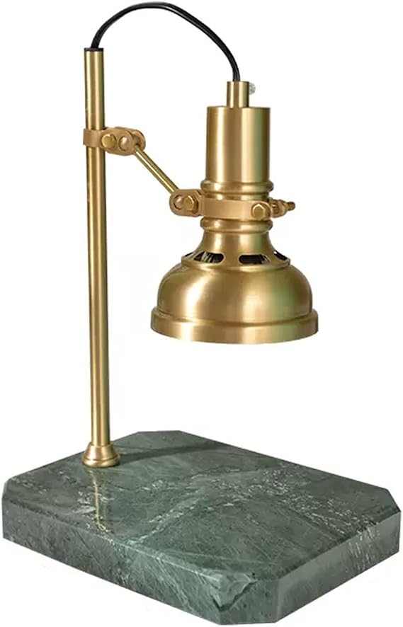 Candle Warmer Lamp, Adjustable Dimmable Candle Warm Light Melter, Vintage Candles Warming Lamp with Timer(A)