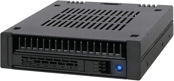 ICY DOCK 1 Bay 2.5 SAS/SATA HDD/SSD Toolless Enclosure for External 3.5" Bay | ExpressCage MB741SP-B