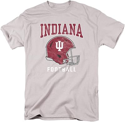 Indiana University Official Football Helmet Unisex Adult T Shirt