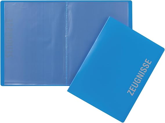 PAGNA 21008-13 Certificate Folder A4 Polypropylene Light Blue