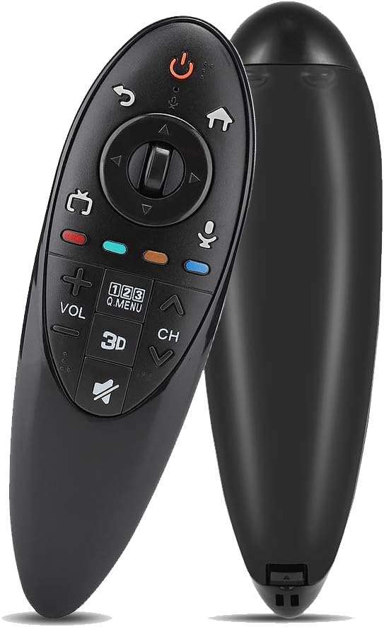 Universal Remote Control Replacement for 3D Smart TV | Replacement Remote for AN MR500G AN MR500 MBM63935937, 10m Range, Comfortable Touch, Black ABS Material