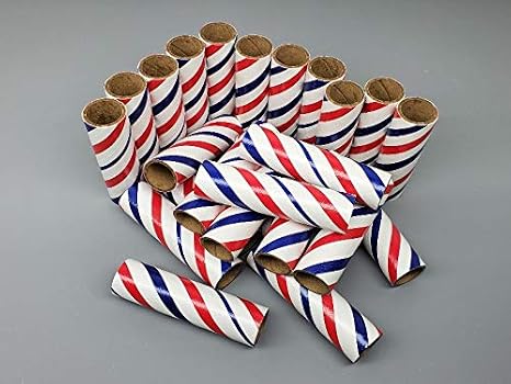 25pc Firework Cardboard Tubes 3/4" x 3-1/2" x 3/32"