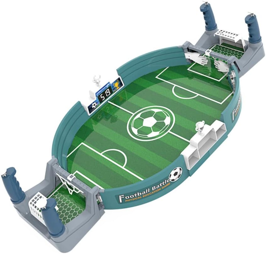 Mini Table Top Football Board Game Set Portable Funny Competition Sports Games for Toddlers Christmas Birthday Gifts