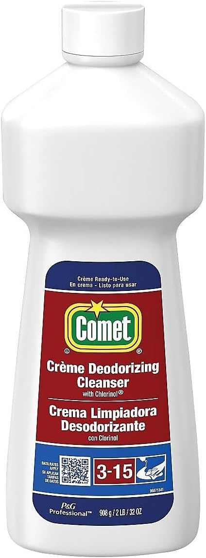 Comet Creme Deodorizing Cleanser, 32Oz Bottle, 10/Carton