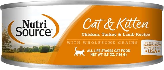 Tuffy'S Pet Food 131322 12-Pack Nutri Cat/Kitten Chicken/Turkey/Lamb Food, 5-Ounce