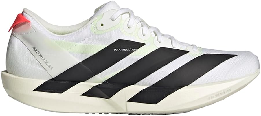 adidas Womens Adizero Adios 9 Running Sneakers Shoes - White