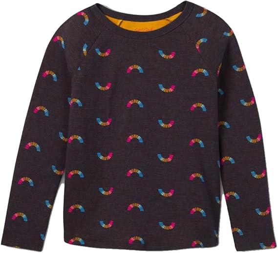 Cat & Jack Big Girls' Printed Double-Knit Long Sleeve T-Shirt -