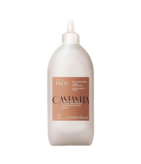 natura - Brazil Nut Liquid Hand Soap Refill | Moisturizing, Gentle Sulfate-Free Cleanser, Hydrating & Eco-Friendly - 10.1 fl oz